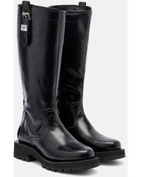 Ganni - Studs Knee-High Boots - Lyst