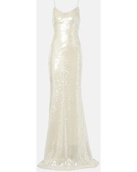 The New Arrivals Ilkyaz Ozel - Robe Mit Pailletten - Lyst