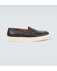 George Cleverley - Joey Ii Leather Penny Loafers - Lyst