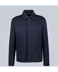 Valentino Exclusivo en Mytheresa – chaqueta de lana y cachemir - Negro