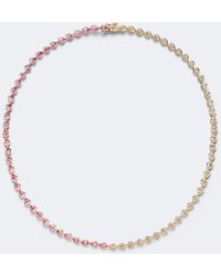 Anita Ko - 18Kt Choker With Sapphires And Diamonds - Lyst