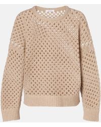 Max Mara - Essen Open-Knit Cashmere And Silk Sweater - Lyst