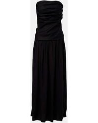 Faithfull the Brand - Hedy Strapless Linen Maxi Dress - Lyst
