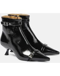 Ganni - Heeled Ankle Boots - Lyst
