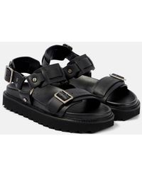 Acne Studios - Sandalen Aus Leder - Lyst