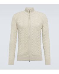 Loro Piana - Cable-knit Cashmere Cardigan - Lyst