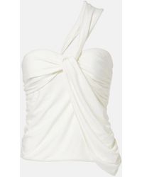 Jonathan Simkhai - Draped Jersey Top - Lyst
