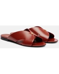 Loro Piana - Pantoletten Vera Aus Leder - Lyst