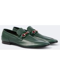 Gucci - Como Horsebit Leather Loafers - Lyst