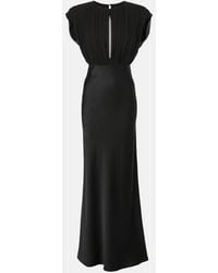 Max Mara - Randers Silk Satin Crepe Maxi Dress - Lyst