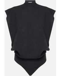 Alaïa - Wool Bodysuit - Lyst