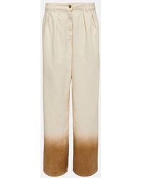 Alanui - High-Rise Wide-Leg Jeans - Lyst