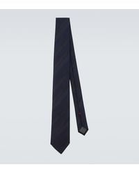 Brunello Cucinelli - Striped Silk Jacquard Tie - Lyst