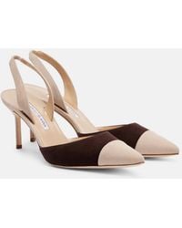 Manolo Blahnik - Pumps Slingback Capsli 70 - Lyst