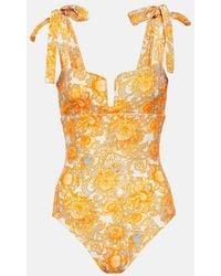 La DoubleJ - Barbarella Floral Swimsuit - Lyst
