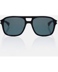 Saint Laurent - Corner Angle Aviator Sunglasses - Lyst