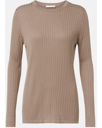 The Row - Keya Ribbed-Knit Top - Lyst