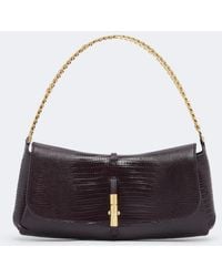 Balmain - Metropolis Croc-Effect Leather Shoulder Bag - Lyst