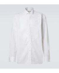 Dries Van Noten - Chemise De Smoking Oversize En Coton - Lyst