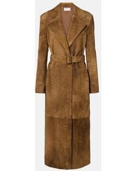 The Row - Raisa Suede Coat - Lyst