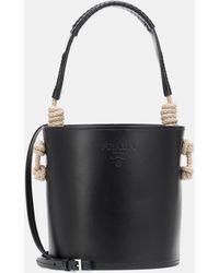 Prada - Bucket Bag With Rope Knots - Lyst