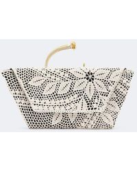 Magda Butrym - Bracelet Crochet And Satin Clutch - Lyst