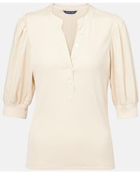 Veronica Beard - Top Coralee Aus Einem Baumwollgemisch - Lyst