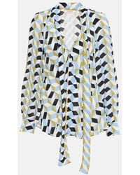 Dorothee Schumacher - Top Estampado Con Lazada - Lyst