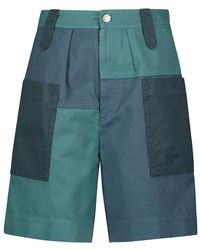 Isabel Marant - Kalerna Cotton And Linen Shorts - Lyst