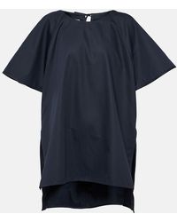 Co. - Oversized Tton And Silk T-shirt - Lyst