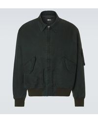 A.PRESSE - Vintage Silk And Cotton Bomber Jacket - Lyst