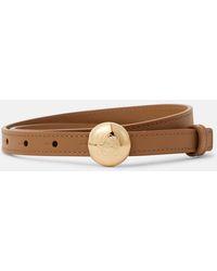 Loewe - Pebble Anagram Leather Belt - Lyst