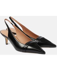 Malone Souliers - Tanner 45 Leather Slingback Pumps - Lyst