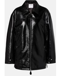 Courreges - Coated Cotton-Blend Jacket - Lyst