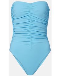 Karla Colletto - Basics Ruched Swimsuit - Lyst