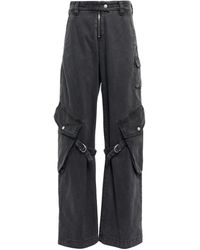 Dolcegabbana pantalon cargo en coton Dolce & Gabbana élégants et chinos Treillis et pantalons cargo Femme Vêtements Pantalons décontractés 