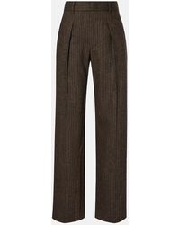 Isabel Marant - Pantalones De Traje Anchos Lisetta A Rayas - Lyst