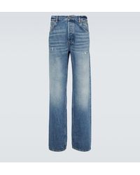 Saint Laurent - Low-Rise Straight Jeans - Lyst