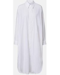 Frankie Shop - Bloom Cotton Poplin Shirt Dress - Lyst