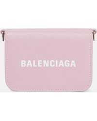 Balenciaga - Cash Mini Wallet On Chain - Lyst