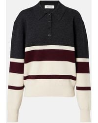 Rohe - Knitted Wool And Cashmere Polo Sweater - Lyst