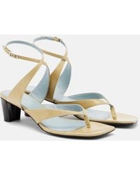Lemaire - Tong Leather Sandals - Lyst
