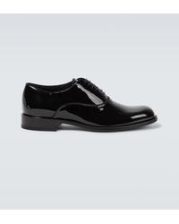 Giorgio Armani - Patent Leather Oxford Shoes - Lyst
