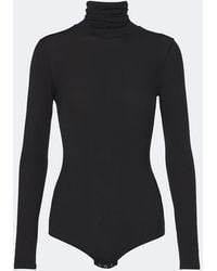 The Row - Basile Jersey Bodysuit - Lyst