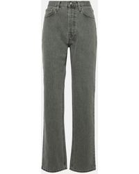 Totême - High-Rise Straight Jeans - Lyst
