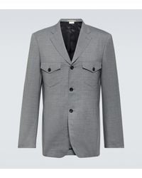 Comme des Garçons - Checked Wool Blazer - Lyst
