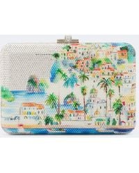 Judith Leiber - Slim Slide Costa Embellished Clutch - Lyst