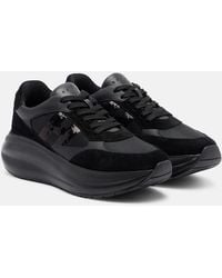 Hogan - Maxi I Active Suede-Trimmed Sneakers - Lyst