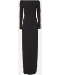 Jenny Packham - Charisma Embellished Crepe Gown - Lyst