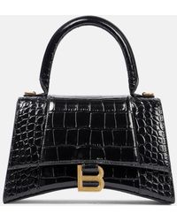 Balenciaga - Hourglass Small Top Handle Bag - Lyst